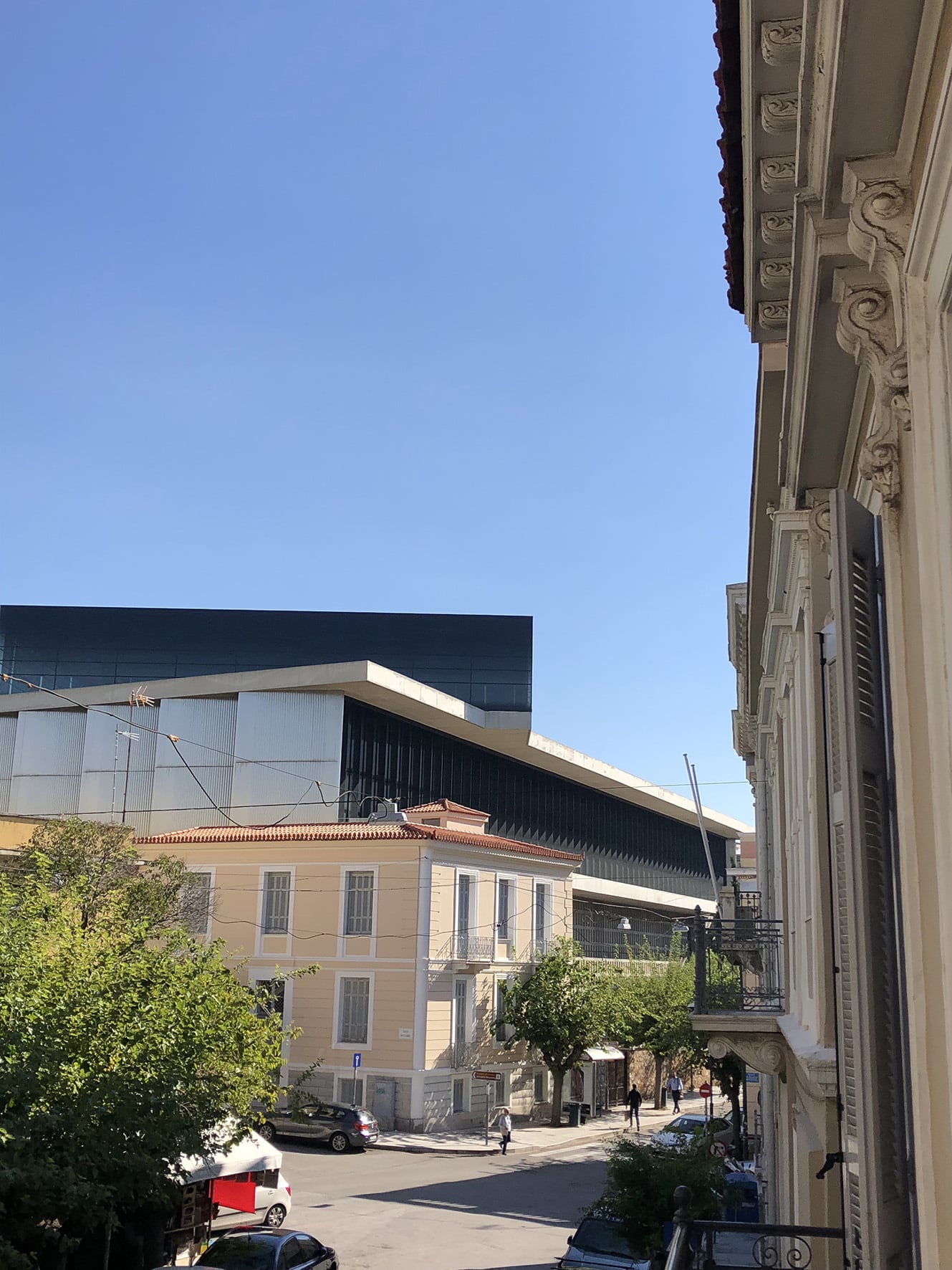 View of Acropolis museum