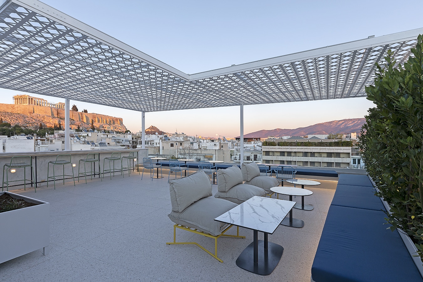 The roof top of Acro Urban Suites